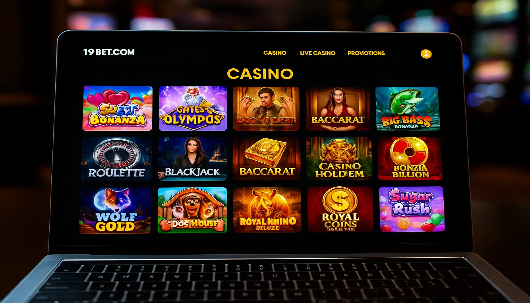 Jogos de cassino online 19BET.COM