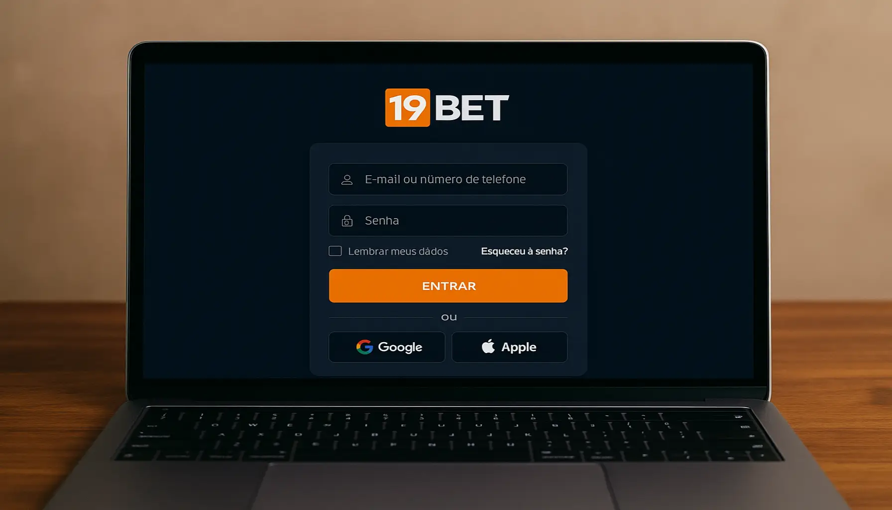 Login no Cassino 19BET.COM